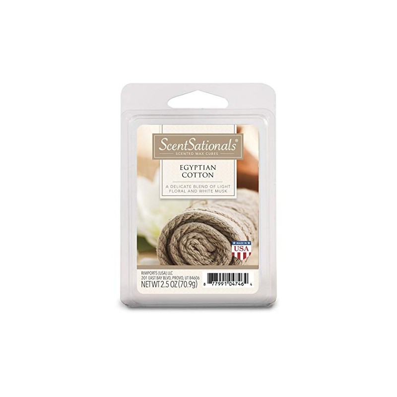 ScentSationals Egyptian Cotton Wax Cubes 2.5 Oz