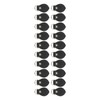 20 Sets Leather D Rings for Purse Genuine Leather D