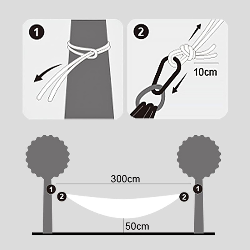 Naturehike Double Hammock Ultralight Travel Camping Hammock Comfortable Portable Hammock