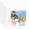 Frametory, 10x10 Photo Mat with White Core Bevel Edge 7.5x7.5