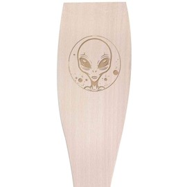 Large 'Alien Portrait' Wooden Cooking Spatula (SA00021667)