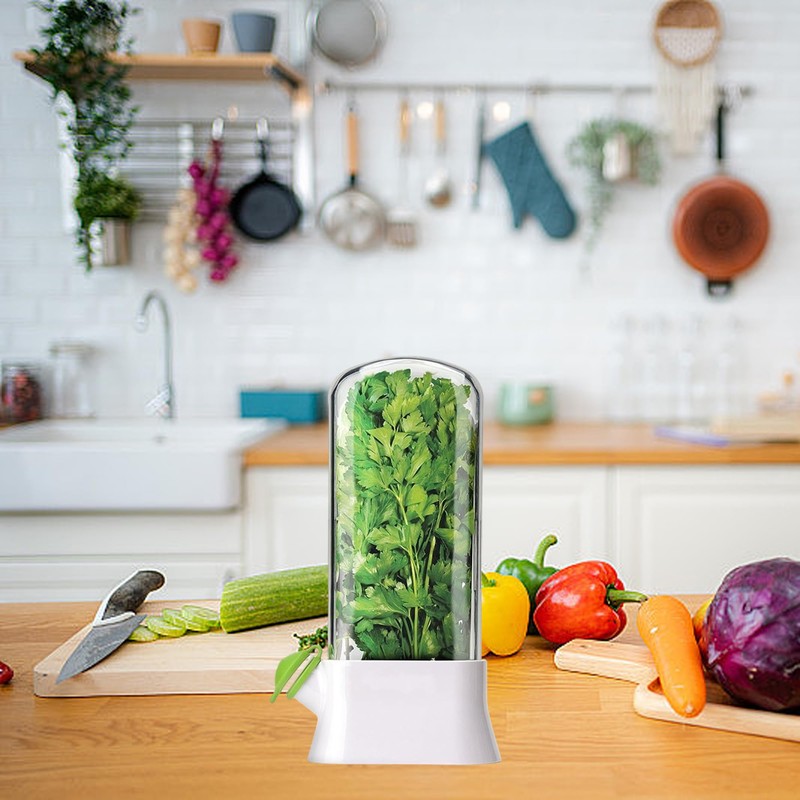 SUQ 2PCS Herb Saver for Refrigerator, 27 * 13 CM,