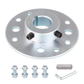 Amavoler Rear Steel Sprocket Drum Brake Hub Adapter 1" Bore 1/4" Keyway Replacement Parts Fit for Predator 212cc 196cc 6.5hp Dune Buggies Drift Trike Heavy Duty Go Kart Cart.