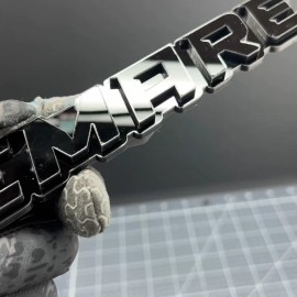 Emblem Badge 1PC NITEMARE Black 3D Emblem Custom Badge Sticker for Car SUV TRUCK