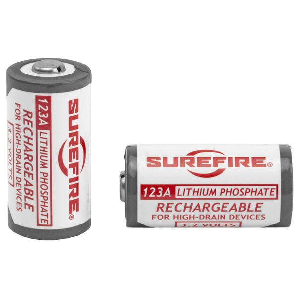 SureFire SFLP123 3V Lithium 450mAh 2 Pack Battery