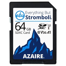 Everything But Stromboli 64GB SD Card Class 10 UHS-1 U3 Speed C10 V30 64G SDXC Memory Card for Compatible Camera, Computer, Video Camcorder Bundle with (1) SD & Micro Card Reader