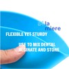 LA MIERE Autoclavable Light Blue Silicone Flexible Dental Mixing Bowl,