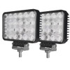 Condukceen 2PACK 12/24volt 72W Led Work Light 9000LM, Square High