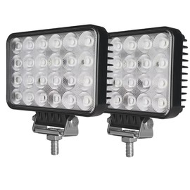 Condukceen 2PACK 12/24volt 72W Led Work Light 9000LM, Square High Power Led Driving Light Foglights with Spot Flood Combo Beam for Tractor,Truck,Offroad,Boat,Golf Cart,ATV,UTV,Trailer