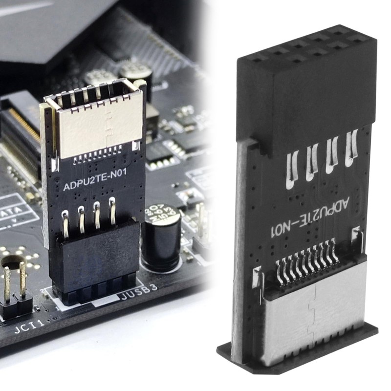OTOTEC USB 2.0 Internal Header (9-Pin) to USB 3.1/3.2 Type-C