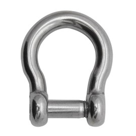 Extreme Max 3006.8408 BoatTector Stainless Steel Bow Shackle with No-Snag Pin - 5/16"