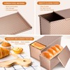 2Pack Loaf Pans with Lids – 2.2 LB & 1