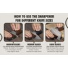 Rolling Knife Sharpener 5 Angles 12, 15, 17, 20 and
