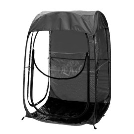 ESPIDOO Pop Up Shower Tent for Camping & Fishing: Waterproof Outdoor Shelter with Storage Pockets & View Window - Portable Metal Frame Enclosure for Beach & Sports Events