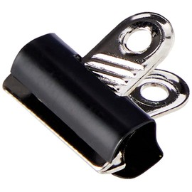 5 Star Grip Clips Metal Width 20mm Black [Pack 10]