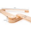 Barras De Equilibrio Montessori Niños Bebe 3 Vigas 60 Cm