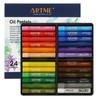 Artme Oil Pastel Paint Sticks 24 Assorted Vibrant Colours. Intense