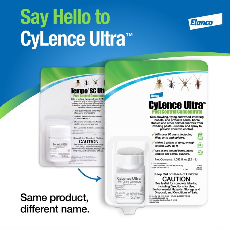Elanco CyLence Ultra Pest Control Concentrate Indoor & Outdoor Insecticide