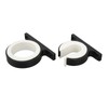 2 Pcs Fishing Rod Holder Horizontal Vertical Aluminium Boat Mounted