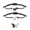 ZAMXHUG Friendship Bracelets – Pack of 2 with Butterfly Bracelet,