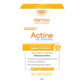 Darrow Barra Limpiadora Dermatologica Actine Oil 70 Gr Grasa Día/noche