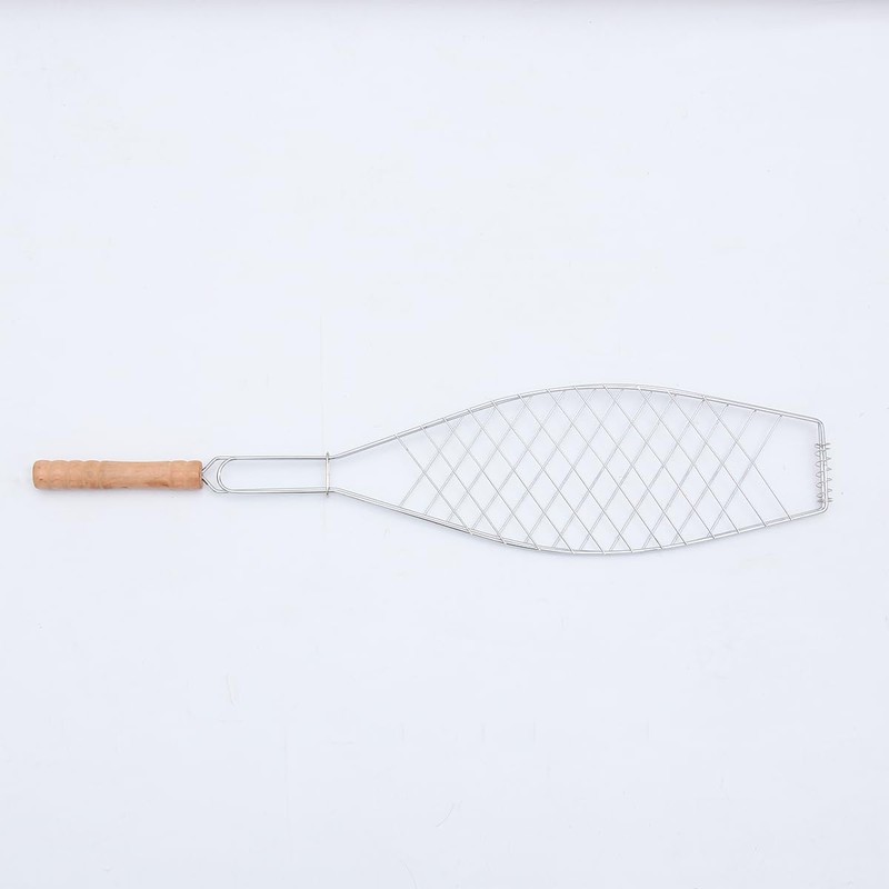 UPKOCH 4 Pcs Grill Basket, Stainless Steel, Folding Fish Grilling