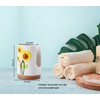 GABROC Sunflower Bathroom Cup Dispenser 3 Oz Ceramic Bathroom Cup