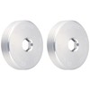 Sugino Engineering Bicycle CNS Alloy Dust Cap Aluminum Caps (Pair),