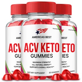 Americas Best ACV Keto Gummies Maximum Strength, Premium Formula (3 Pack)