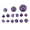15pcs Polyhedral Dice Set 3 to 100 Sides Complete Polyhedral
