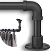Rustic Curtain Rod - Adjustable Room Divider Rod for Windows