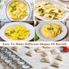 Lainballow 7 Pcs Ravioli Mold Set, Ravioli Maker Press with