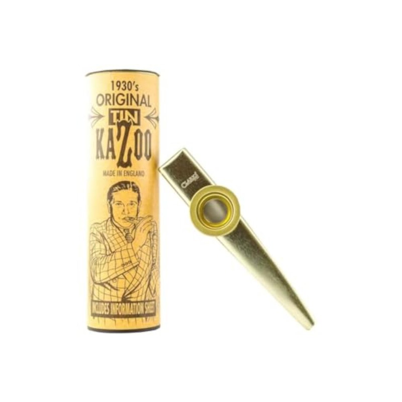 Clarke Kazoo - Metal - Gold - Single Instrument -