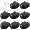 Neoteck Glass Clamp 8PCS Stainless Steel 304 for Handrail Balustrade
