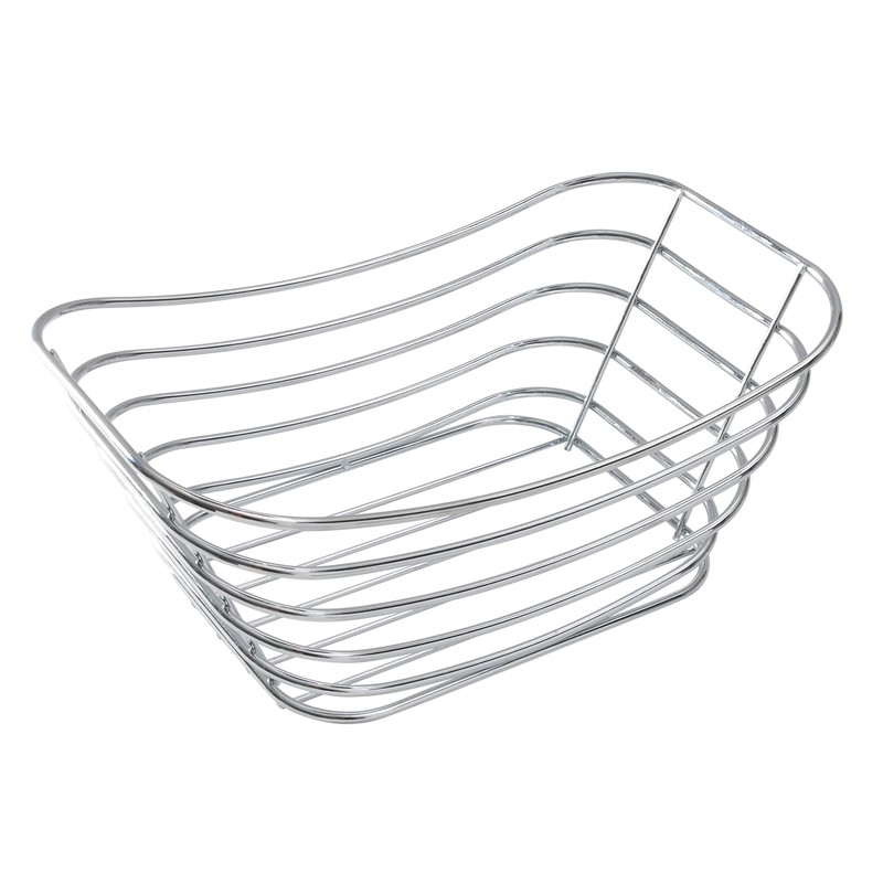 Simplify Wire Towel Basket| Dimensions: 12.1" x 7.5" x 5.1"|