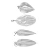 Baxnore 4 PCS Fishing Sinking Float Set, Wear-Resistant Submerged Bobbers,