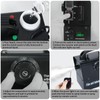 Fog Machine 400W Rechargeable 21000mAh Battery Smoke Machine Small Portable,