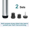 uxcell Leveling Feet 1" 25mm OD Round Insert Furniture Adjustable