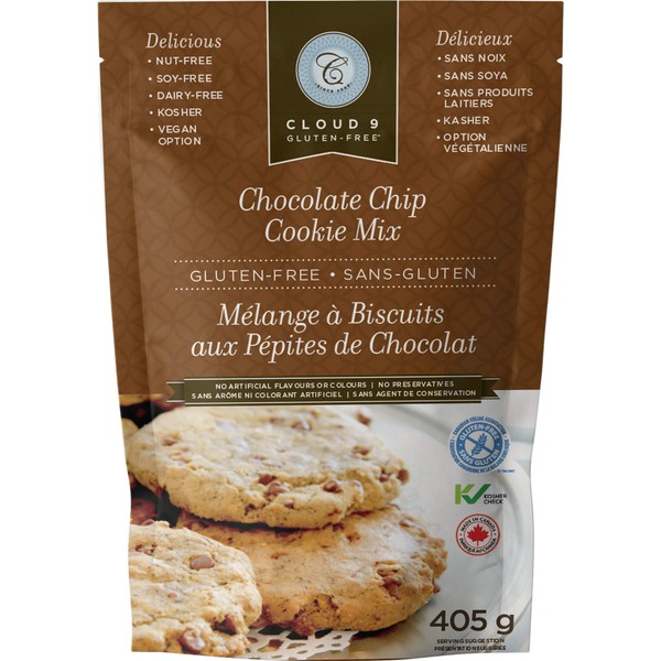 Cloud 9 Gluten-Free Chocolate Chip Cookie Mix | 405 g