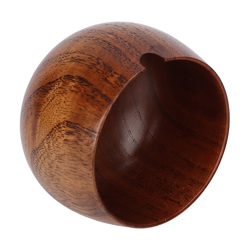 Sour Jujube Wood Condiment Jar Japanese Safe Dustproof Classic Flip