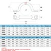 9Tong Tie Down Deck Loop Steel Stainless Hardware Deck Loop