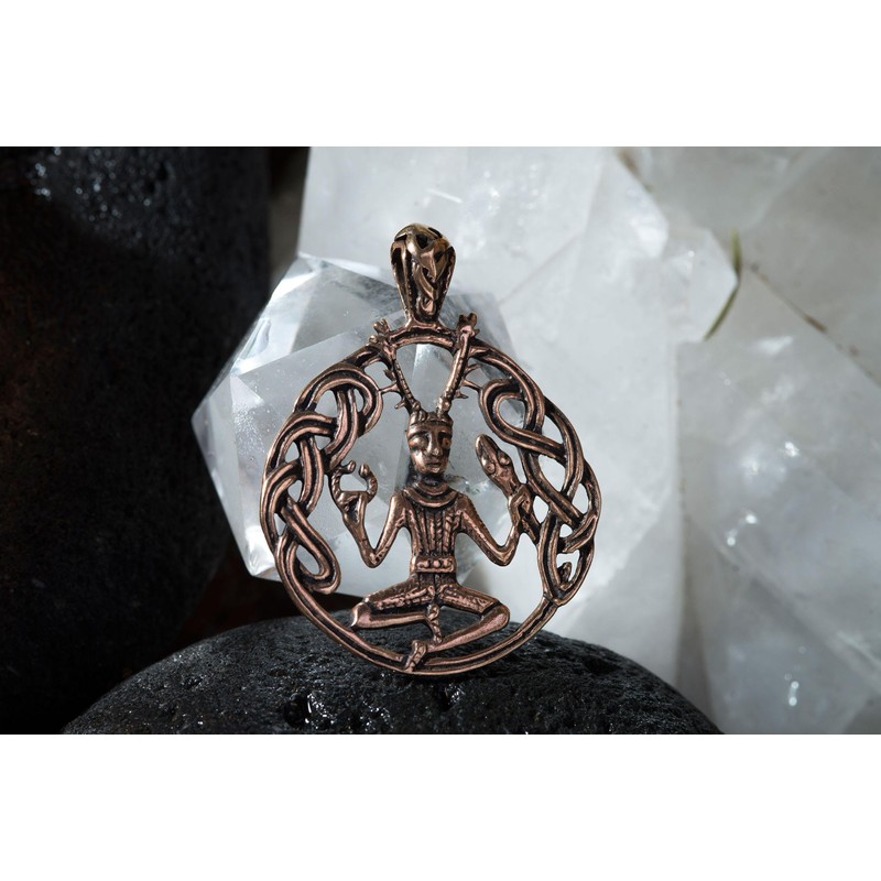 Windalf Celtic Jewellery Pendant Cernunnos 3.5 cm Celtic Forest God