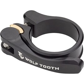Wolf Tooth Seatpost Clamp 34.9mm Black Quick Release