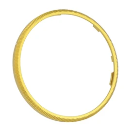 Haoge Metal Decorative Ring Cap Lens Adapter Ring for RICOH GR III GRIII GR3 Camera (Ring Cap (Gold))