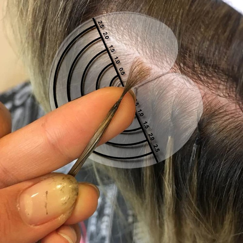 Hair Extension Stencil, Section Hair Extensions, Hair Extension Protection Stencil,