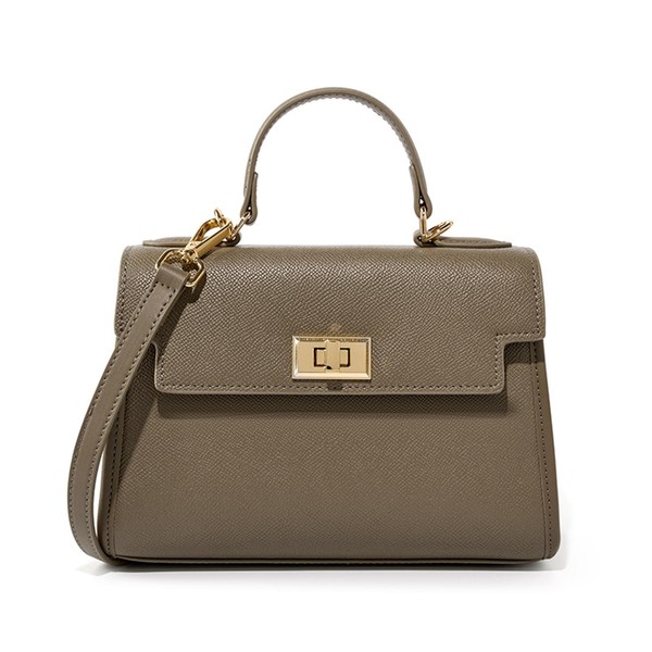 MFFOR Women's Shoulder Bag, Genuine Leather, 2-Way Handbag, Mini Bag,