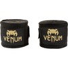 VENUM Kontact, Bendaggi da Boxe Unisex, Nero/Oro, 4 m