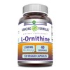 Amazing Formulas L-Ornithine 1500 mg por porción de cápsulas vegetarianas