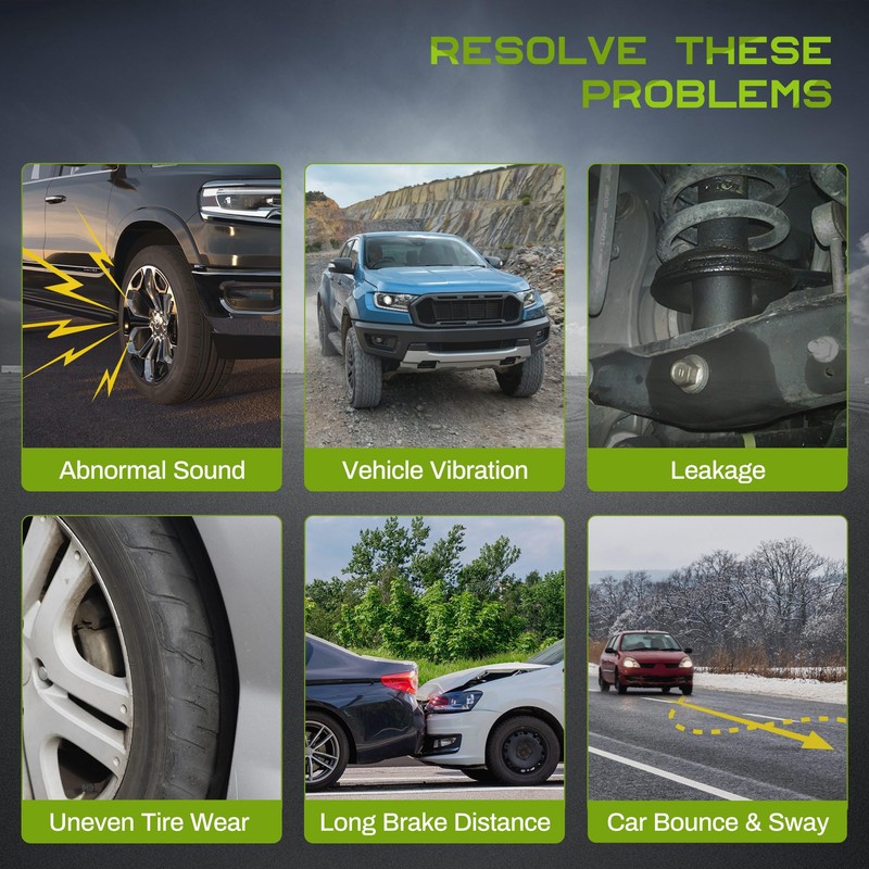 AUTOSAVER88 Front Complete Struts Rear Quick Strut Compatible with 2003-2007