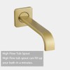 Heable Brushed Gold Shower Faucet Set with Tub Spout Bathroom